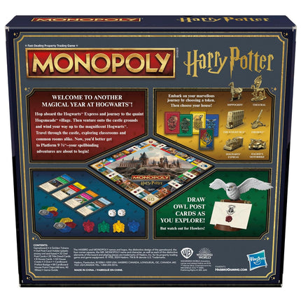 Hasbro Monopoly Board Game Harry Potter