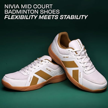 Nivia Mid Court Badminton Shoes