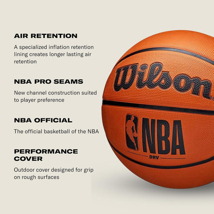 Wilson Rubber NBA DRV Basketball Size-6