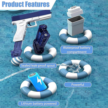 Lumo Electic Continuous Emission Pistol Water Gun