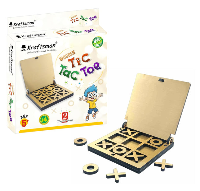 Kraftsman Wooden Tic Tac Toe