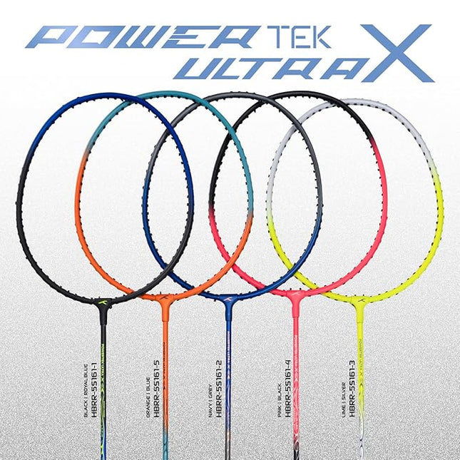 HUNDRED Badminton Racket Powertek UltraX (Set of 2)