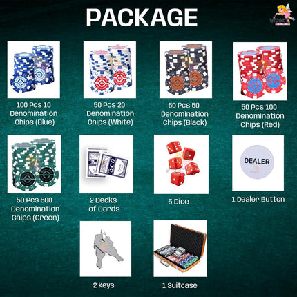 300 Pcs Poker Set