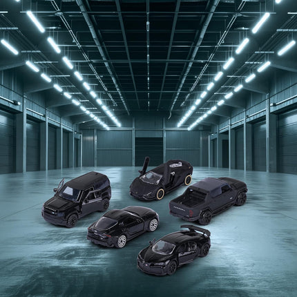 Majorette Black Edition Premium 5 Cars Set