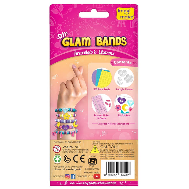 Imagimake Glam Beads Make Bracelets