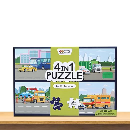 Happy Hands 4 In 1 Puzzle