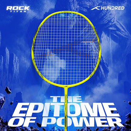 Hundred Badminton Racquet Rock Titan