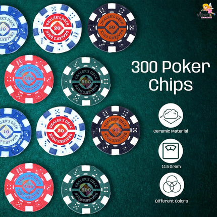 300 Pcs Poker Set