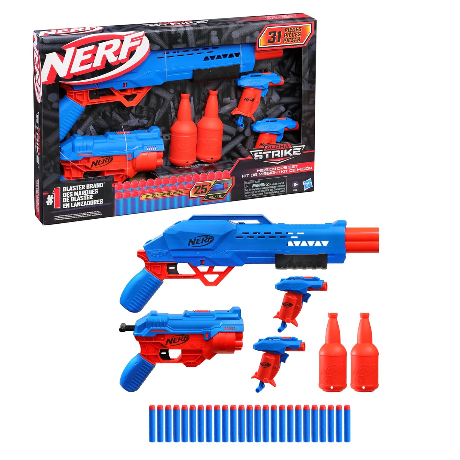 HASBRO F2555 Nerf Alpha Strike Mission – Romjee Sports Llp