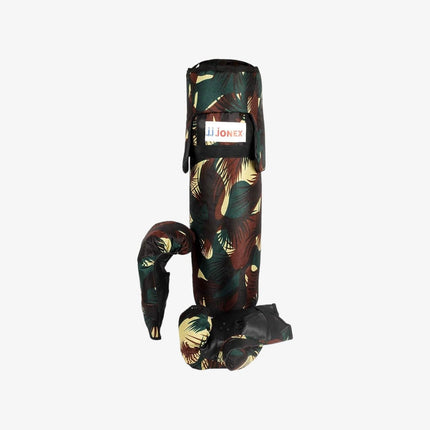 JJ JONEX Junior Army Boxing Kit with Punching Bag
