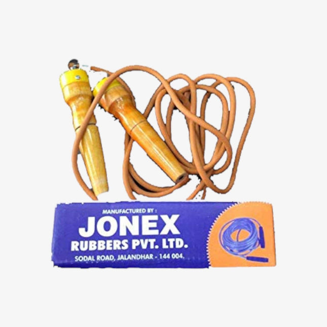 JONEX Rubber Skipping Rope  (Brown)