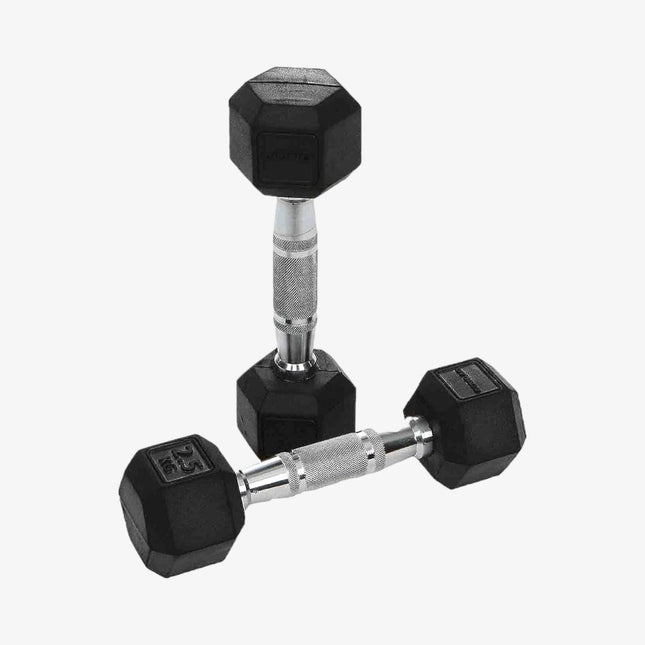 Cougar Rubber Coated Hexa Dumbbell - 1pc