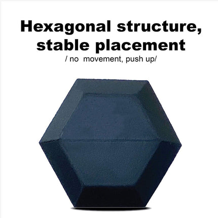 Cougar Rubber Coated Hexa Dumbbell - 1pc