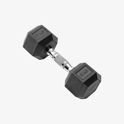 Cougar Rubber Coated Hexa Dumbbell - 1pc