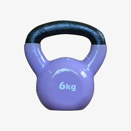 Cougar Vinyl Kettlebell for Home Gym (2kg, 4Kg, 6Kg, 8Kg)