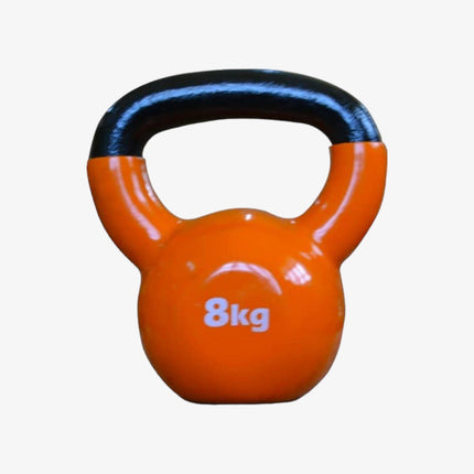 Cougar Vinyl Kettlebell for Home Gym (2kg, 4Kg, 6Kg, 8Kg)