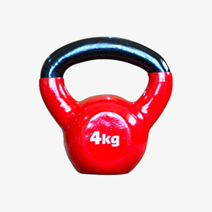 Cougar Vinyl Kettlebell for Home Gym (2kg, 4Kg, 6Kg, 8Kg)