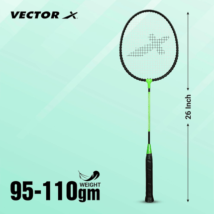 Vector X VXB-7022 Badminton Racquet for Adults (Multicolor)