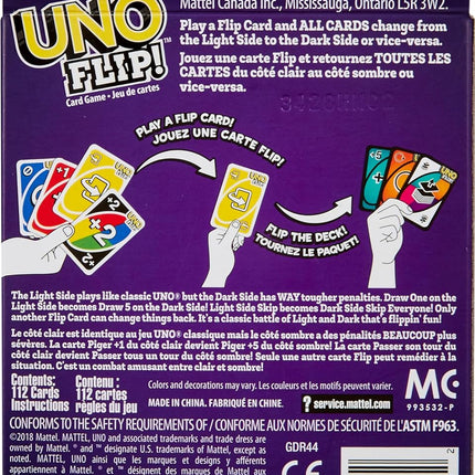 Mattel Toys Uno Flip Cards