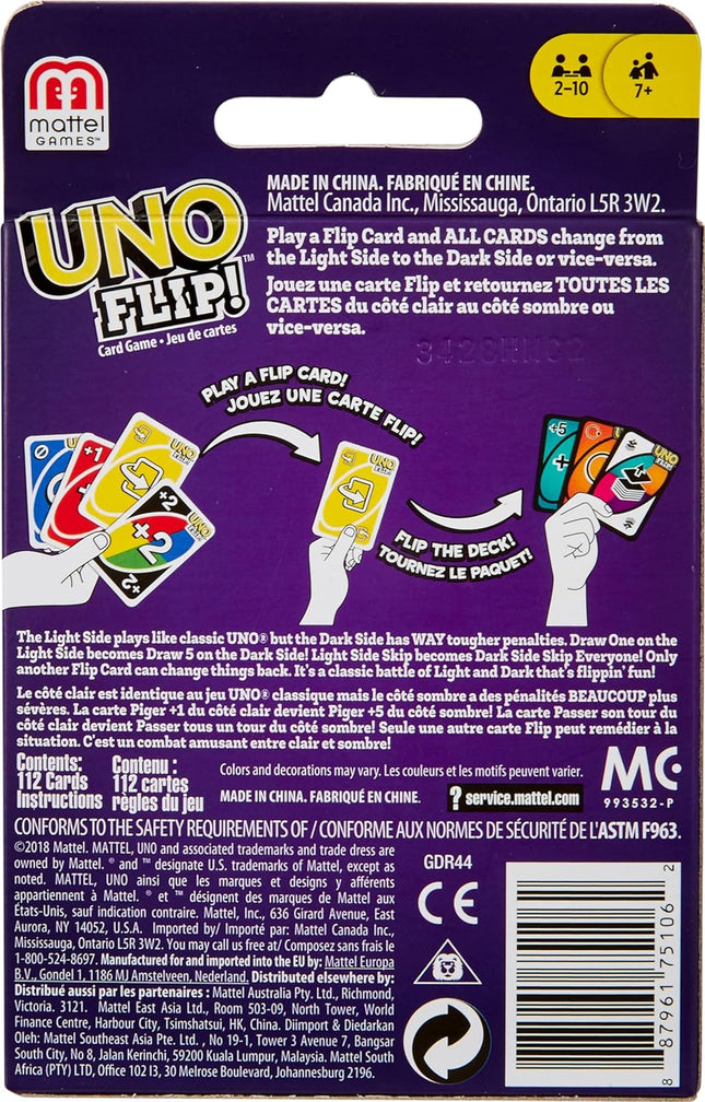 Mattel Toys Uno Flip Cards