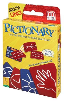 Mattel Toys Uno Pictionary Card