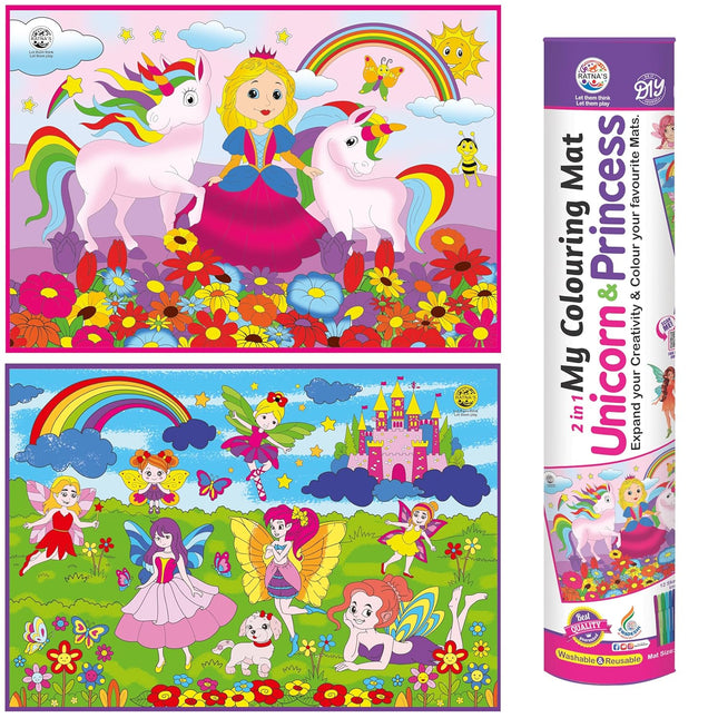 Ratns's 2 In 1 Colouring Mat