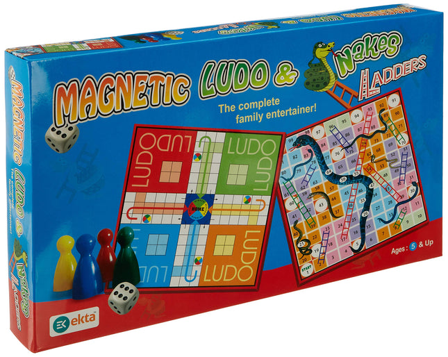 HT Ekta Magnetic Ludo & Snakes & Ladders