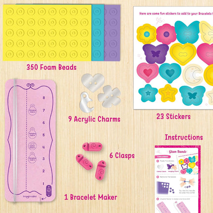 Imagimake Glam Beads Make Bracelets