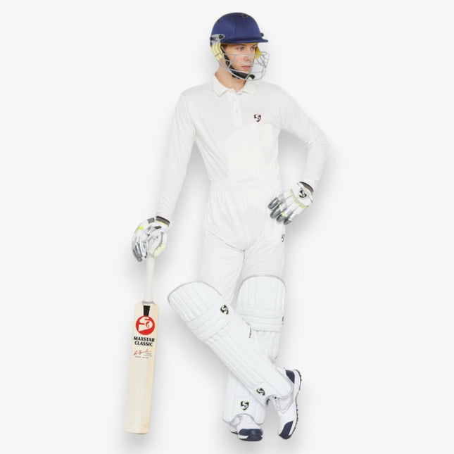 SG Club Full Sleeve Combo Cricket Whites (Senior)