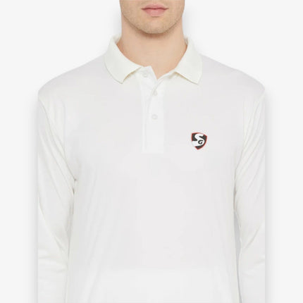 SG Club Full Sleeve Combo Cricket Whites (Senior)