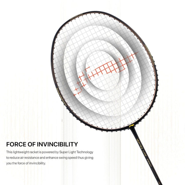 Li-Ning Wind Lite Stealth Strung Badminton Racquet