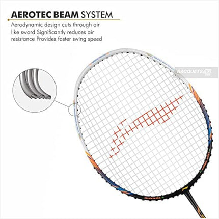 LI-NING Air-Force 80 Lite Black Strung Badminton Racquet