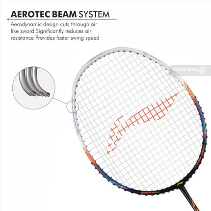 LI-NING Air-Force 80 Lite Black Strung Badminton Racquet