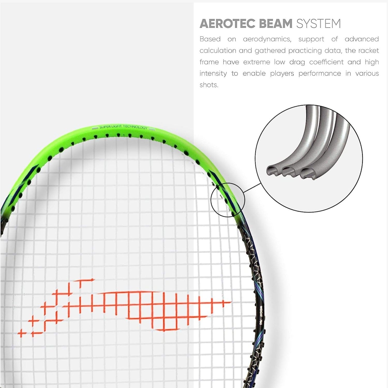 LI-NING G Force 3500 Superlite Strung Badminton Racket – Romjee Sports Llp