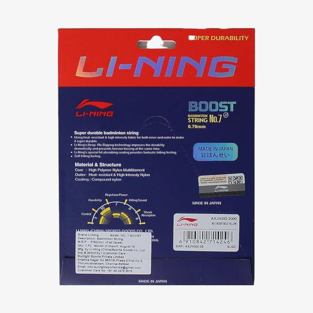 LI-NING Badminton String No. 7 Boost (0.70mm)