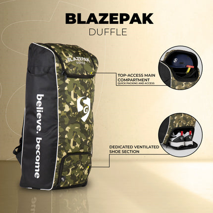 SG Blazepak Duffle Cricket Kit Bag