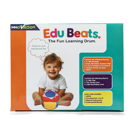 Innovador Edu Beats Musical Toy Fun Learning Drum With Learn Rhyme & Music