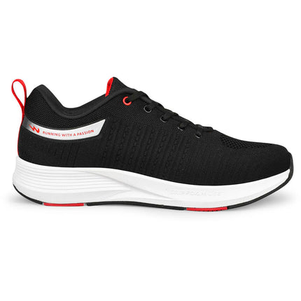 Campus ELEMENTO Black Running Shoes