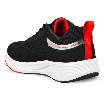 Campus ELEMENTO Black Running Shoes
