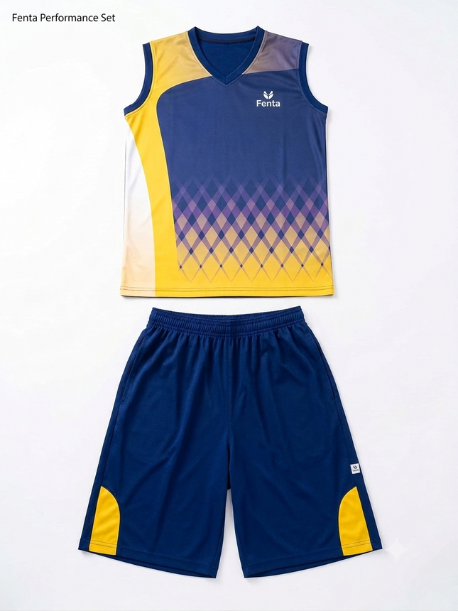 Fenta Sublimation Basketball Kit (T-Shirt With Shorts)