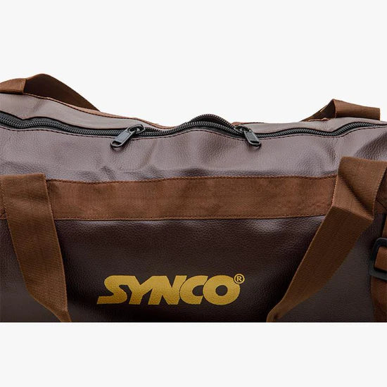 SYNCO Leather Finished Gym Bag