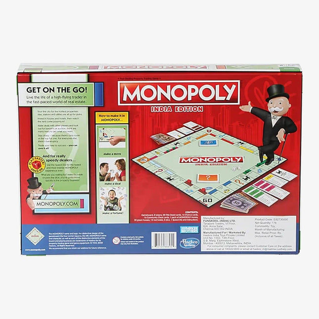 HASBRO E8273 Monopoly India Edition