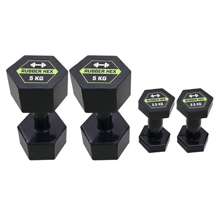 Gen.Z Hexa Rubber Dumbbell