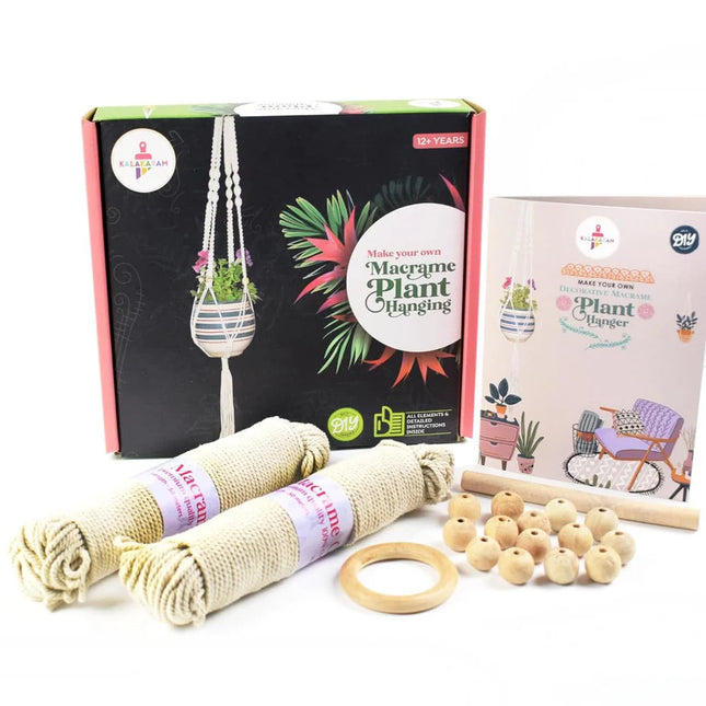 Kalakaram Macrame Plant Hanging Kit