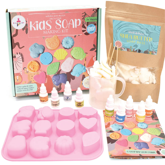 Kalakaram Floral Soap Making Kit