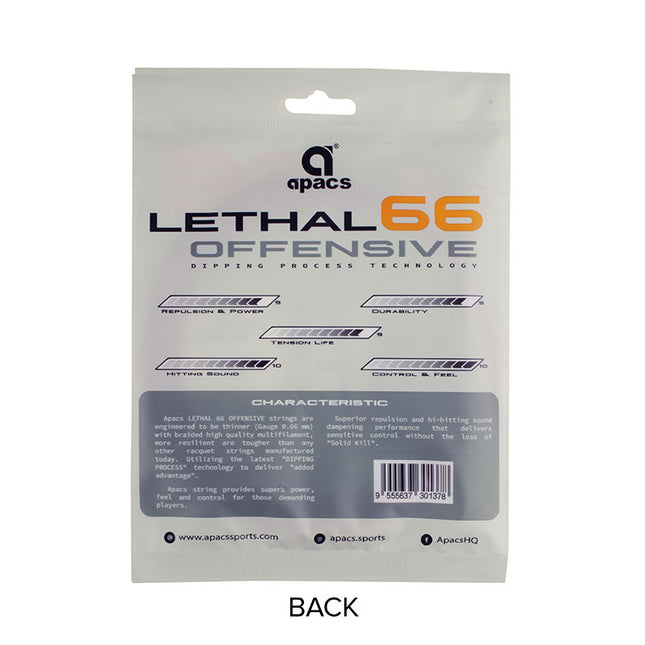 Apacs Badminton String Lethal Offensive 66