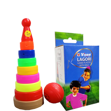 Vixen Premium Lagori Game Plastic with Ball