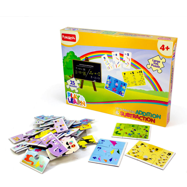 Funskool Play & Learn Addition & Subtraction