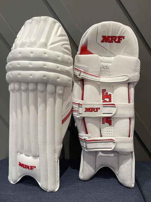 MRF cricket batting leg guard game changer