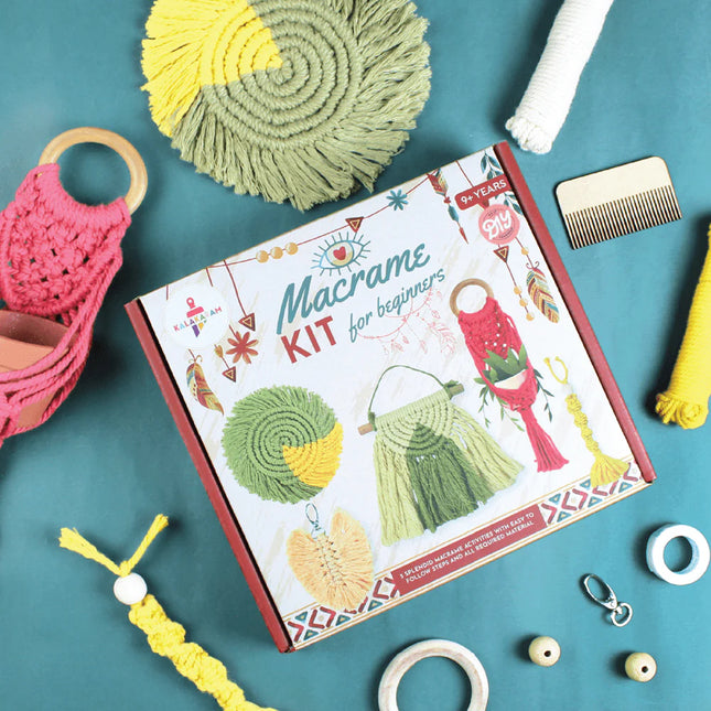 Kalakaram Macrame Kit for Beginners Kit